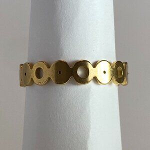 Gold Plated Stainless Steel Ring